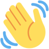 waving emoji